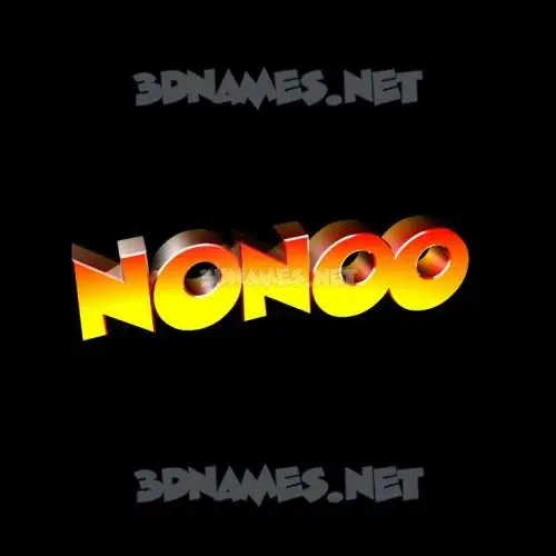nonoo in Black Background style - 3D name wallpaper nonoo in Black Background style - 3D name wallpaper