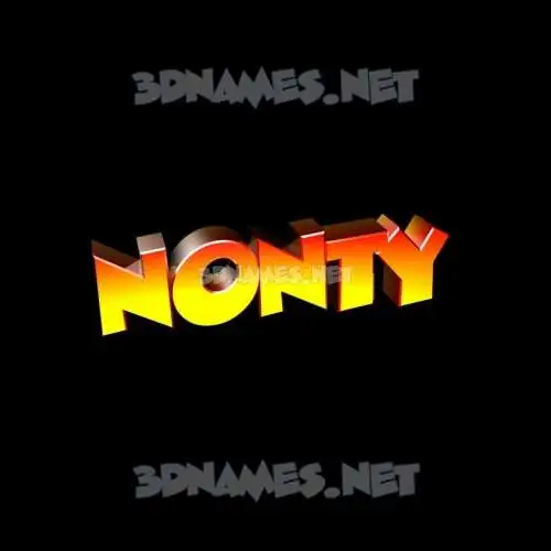 nonty in Black Background style - 3D name wallpaper nonty in Black Background style - 3D name wallpaper
