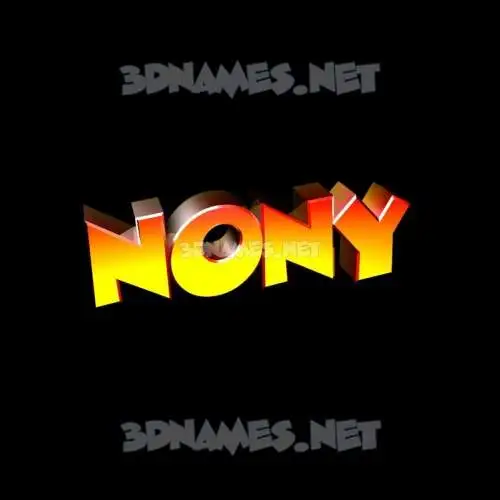 nony in Black Background style - 3D name wallpaper nony in Black Background style - 3D name wallpaper