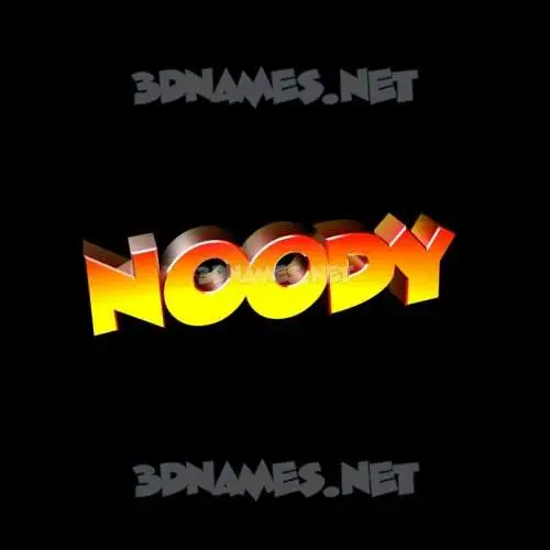 noody in Black Background style - 3D name wallpaper noody in Black Background style - 3D name wallpaper