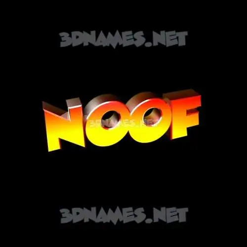 noof in Black Background style - 3D name wallpaper noof in Black Background style - 3D name wallpaper
