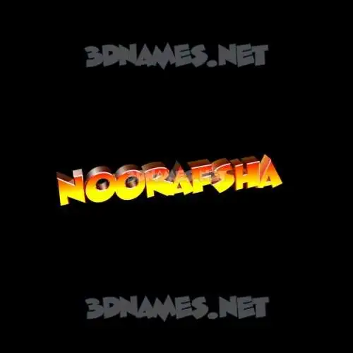 noorafsha in Black Background style - 3D name wallpaper noorafsha in Black Background style - 3D name wallpaper