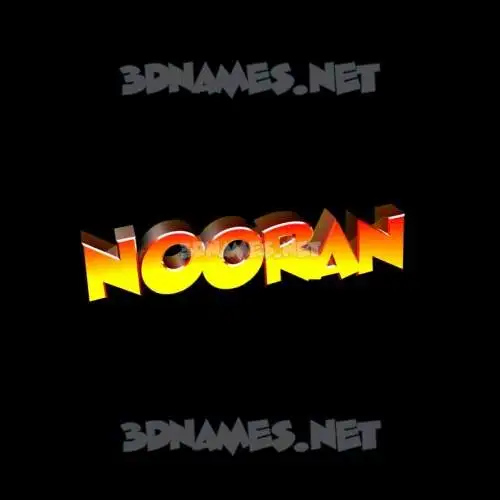 nooran in Black Background style - 3D name wallpaper nooran in Black Background style - 3D name wallpaper