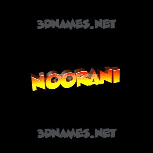 noorani in Black Background style - 3D name wallpaper noorani in Black Background style - 3D name wallpaper