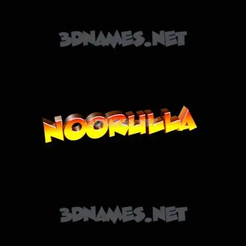 noorulla in Black Background style - 3D name wallpaper noorulla in Black Background style - 3D name wallpaper