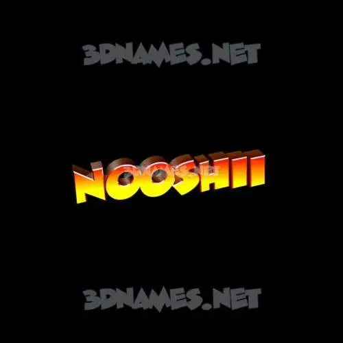 nooshii in Black Background style - 3D name wallpaper nooshii in Black Background style - 3D name wallpaper