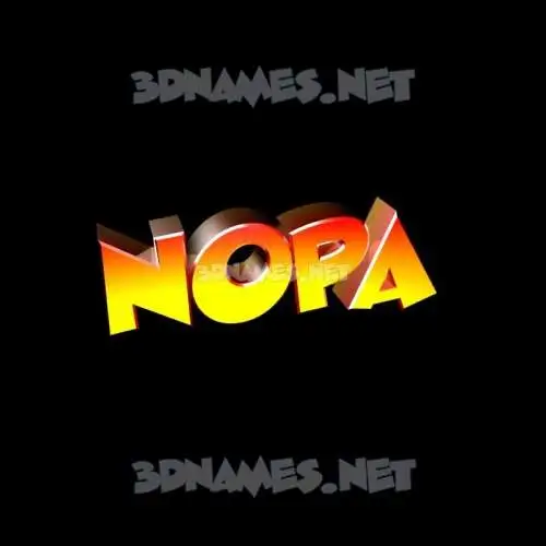 nopa in Black Background style - 3D name wallpaper nopa in Black Background style - 3D name wallpaper