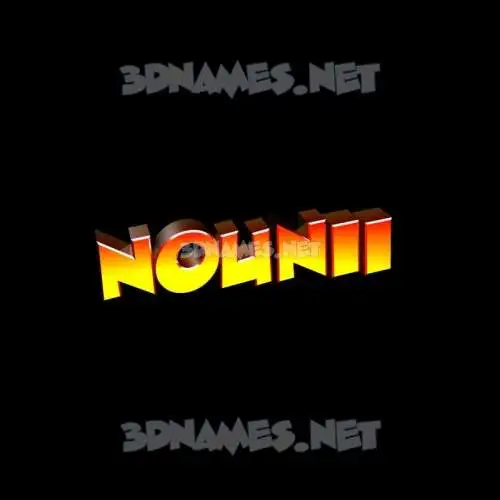 nounii in Black Background style - 3D name wallpaper nounii in Black Background style - 3D name wallpaper