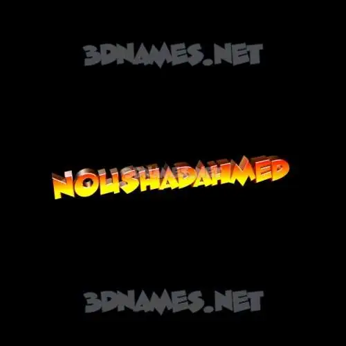 noushadahmed in Black Background style - 3D name wallpaper noushadahmed in Black Background style - 3D name wallpaper