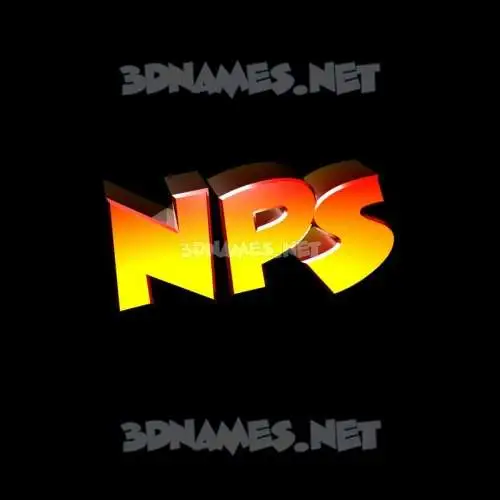 nps in Black Background style - 3D name wallpaper nps in Black Background style - 3D name wallpaper
