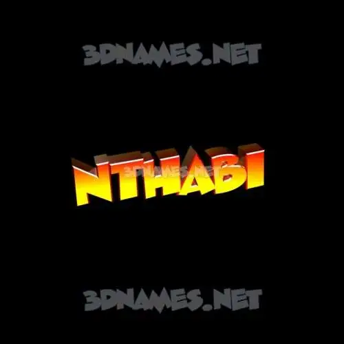 nthabi in Black Background style - 3D name wallpaper nthabi in Black Background style - 3D name wallpaper