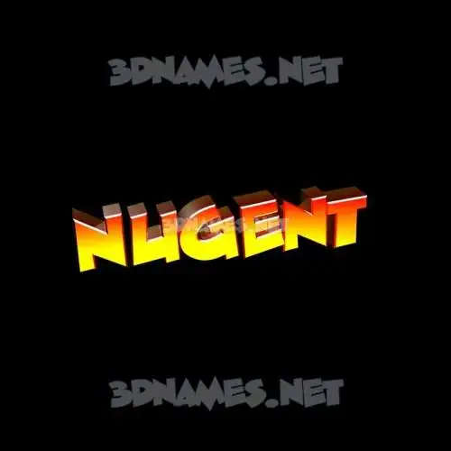 nugent in Black Background style - 3D name wallpaper