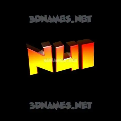 nui in Black Background style - 3D name wallpaper nui in Black Background style - 3D name wallpaper