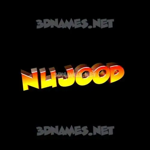 nujood in Black Background style - 3D name wallpaper