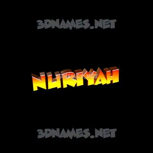 nuriyah in Black Background style - 3D name wallpaper nuriyah in Black Background style - 3D name wallpaper