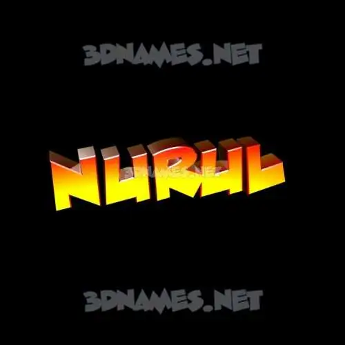 nurul in Black Background style - 3D name wallpaper nurul in Black Background style - 3D name wallpaper
