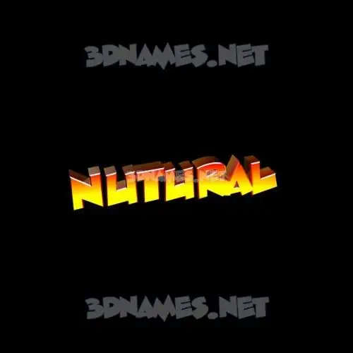 nutural in Black Background style - 3D name wallpaper nutural in Black Background style - 3D name wallpaper