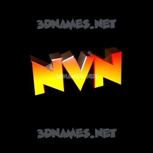nvn in Black Background style - 3D name wallpaper nvn in Black Background style - 3D name wallpaper