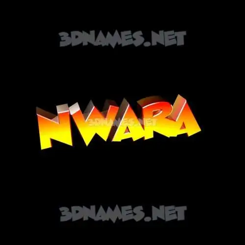 nwara in Black Background style - 3D name wallpaper nwara in Black Background style - 3D name wallpaper