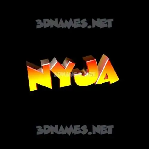 nyja in Black Background style - 3D name wallpaper nyja in Black Background style - 3D name wallpaper
