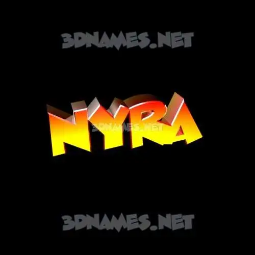 nyra in Black Background style - 3D name wallpaper nyra in Black Background style - 3D name wallpaper