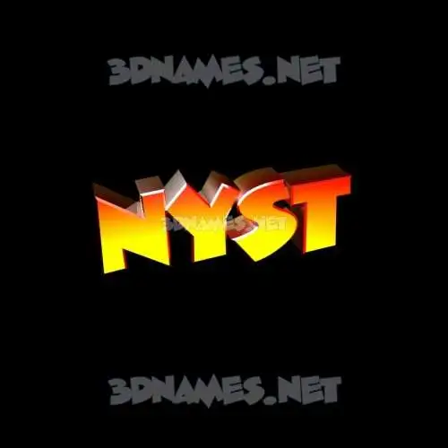 nyst in Black Background style - 3D name wallpaper nyst in Black Background style - 3D name wallpaper