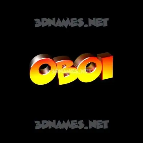 oboi in Black Background style - 3D name wallpaper