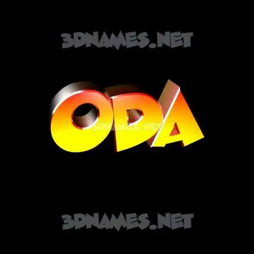 oda in Black Background style - 3D name wallpaper oda in Black Background style - 3D name wallpaper