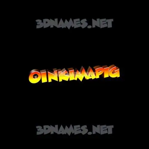 oinkimapig in Black Background style - 3D name wallpaper oinkimapig in Black Background style - 3D name wallpaper