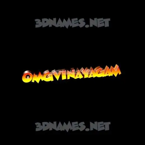 omgvinayagam in Black Background style - 3D name wallpaper omgvinayagam in Black Background style - 3D name wallpaper