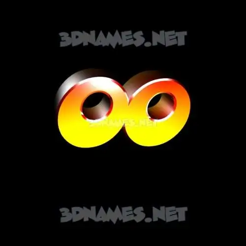 oo in Black Background style - 3D name wallpaper