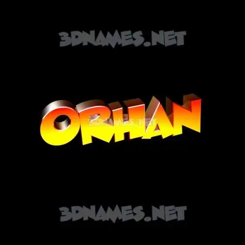 orhan in Black Background style - 3D name wallpaper orhan in Black Background style - 3D name wallpaper