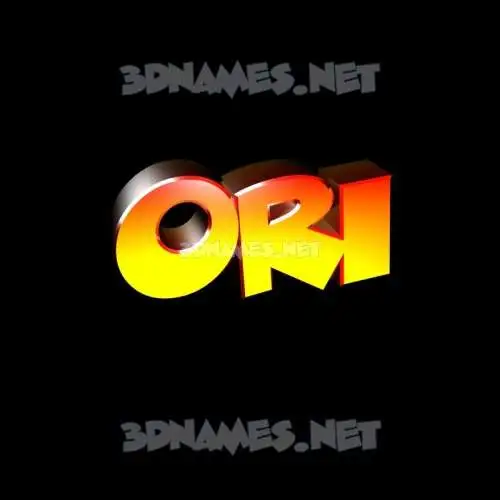 ori in Black Background style - 3D name wallpaper ori in Black Background style - 3D name wallpaper