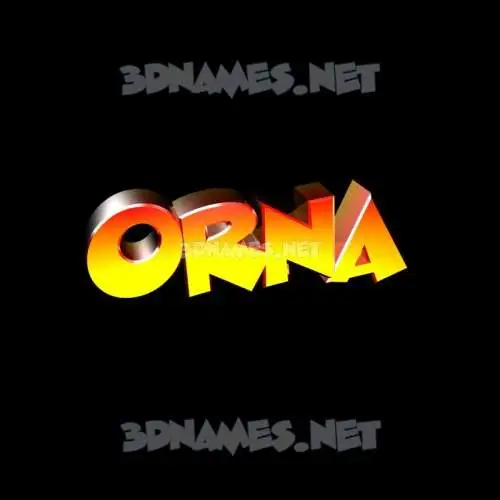 orna in Black Background style - 3D name wallpaper orna in Black Background style - 3D name wallpaper
