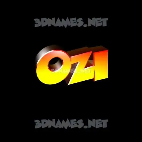 ozi in Black Background style - 3D name wallpaper ozi in Black Background style - 3D name wallpaper