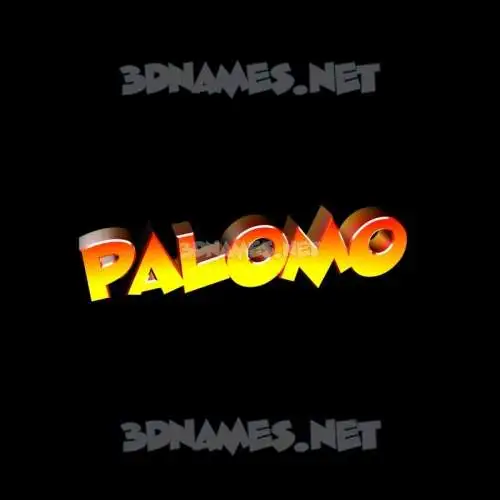 palomo in Black Background style - 3D name wallpaper