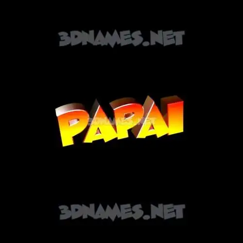 papai in Black Background style - 3D name wallpaper papai in Black Background style - 3D name wallpaper