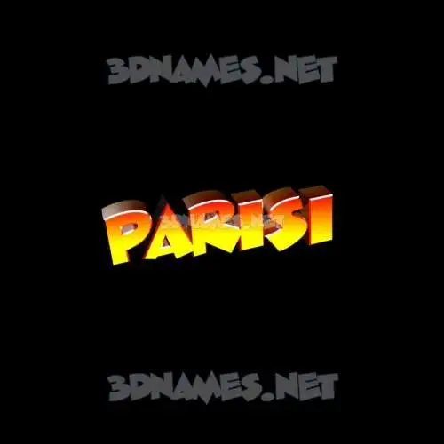 parisi in Black Background style - 3D name wallpaper parisi in Black Background style - 3D name wallpaper