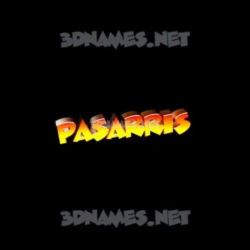 pasarris in Black Background style - 3D name wallpaper pasarris in Black Background style - 3D name wallpaper