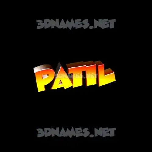 patil in Black Background style - 3D name wallpaper patil in Black Background style - 3D name wallpaper