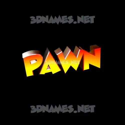 pawn in Black Background style - 3D name wallpaper pawn in Black Background style - 3D name wallpaper