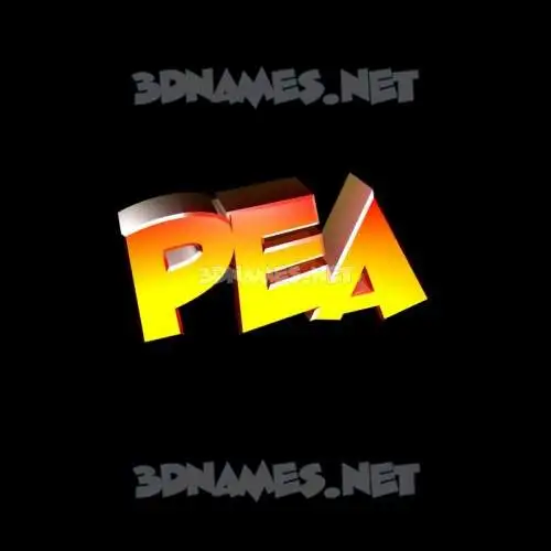 pea in Black Background style - 3D name wallpaper pea in Black Background style - 3D name wallpaper