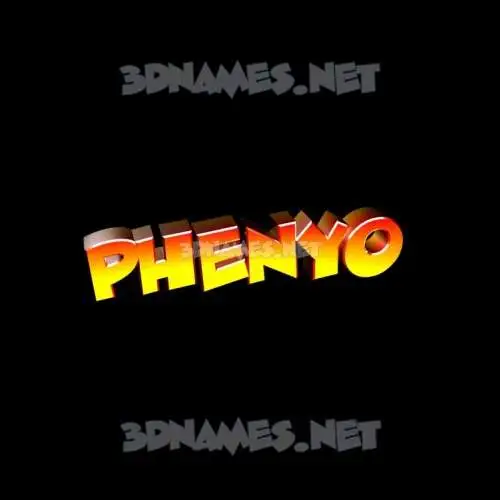 phenyo in Black Background style - 3D name wallpaper phenyo in Black Background style - 3D name wallpaper