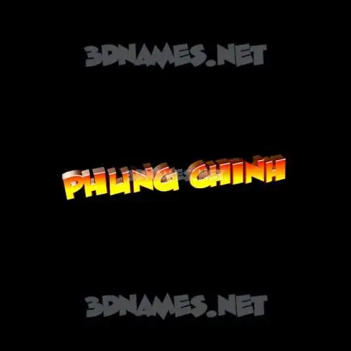 phung chinh in Black Background style - 3D name wallpaper phung chinh in Black Background style - 3D name wallpaper