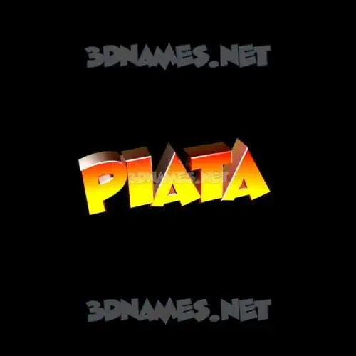 piata in Black Background style - 3D name wallpaper piata in Black Background style - 3D name wallpaper