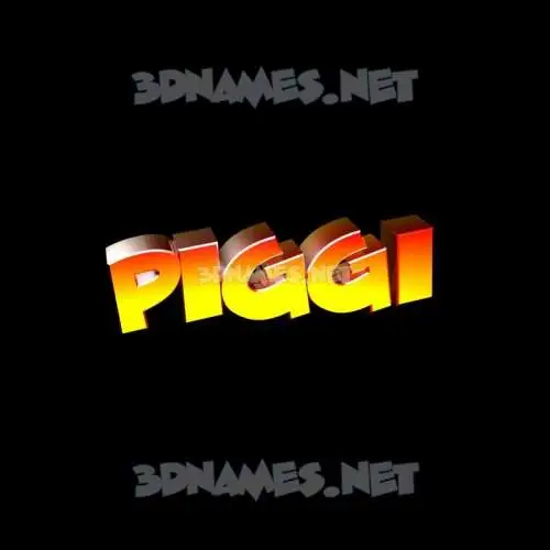 piggi in Black Background style - 3D name wallpaper piggi in Black Background style - 3D name wallpaper