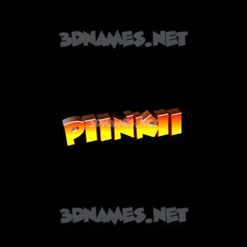 piinkii in Black Background style - 3D name wallpaper piinkii in Black Background style - 3D name wallpaper