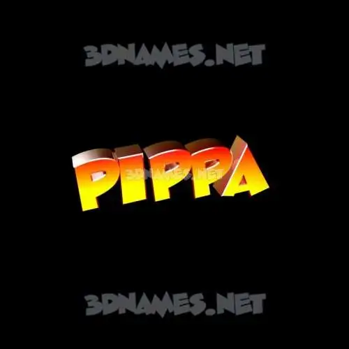 pippa in Black Background style - 3D name wallpaper pippa in Black Background style - 3D name wallpaper