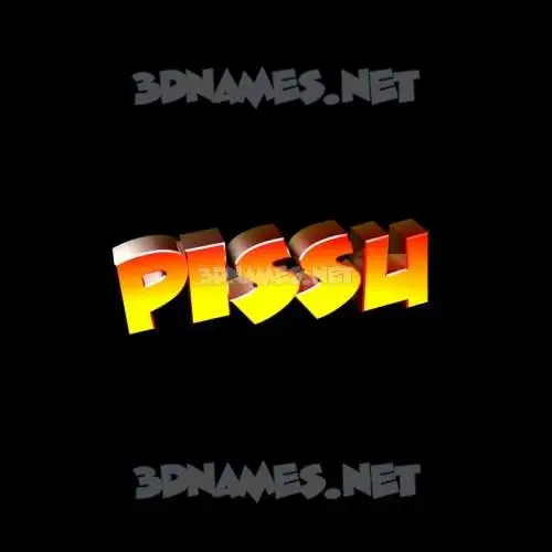 pissu in Black Background style - 3D name wallpaper pissu in Black Background style - 3D name wallpaper