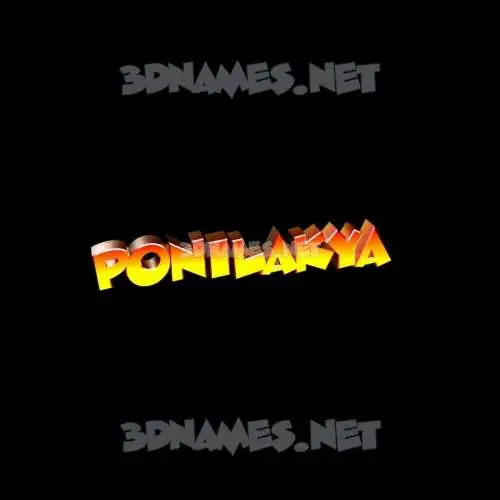 ponilakya in Black Background style - 3D name wallpaper ponilakya in Black Background style - 3D name wallpaper
